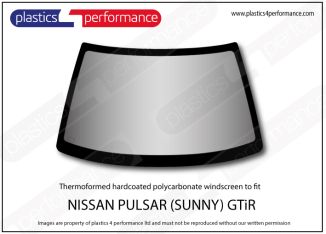 NISSAN - Pulsar / Sunny GTiR - Lexan Polycarbonate front windscreen