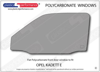 OPEL - Kadett E (Astra 2) - Lexan Polycarbonate left front door window