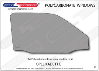 OPEL - Kadett E (Astra 2) - Lexan Polycarbonate right front door window