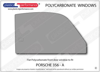 PORSCHE - 356 A - Lexan Polycarbonate left front door window