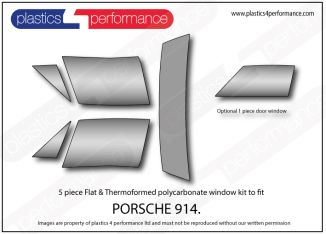 PORSCHE - 914 - Lexan Polycarbonate window kit