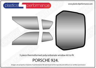 PORSCHE - 924 - Lexan / Makrolon Polycarbonate window kit
