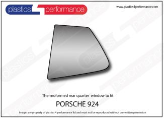 PORSCHE - 924  - Lexan Makrolon polycarbonate left rear quarter window