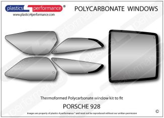 PORSCHE - 928 - Lexan Polycarbonate window kit