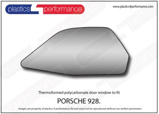 PORSCHE - 928 - Lexan Polycarbonate left front door window