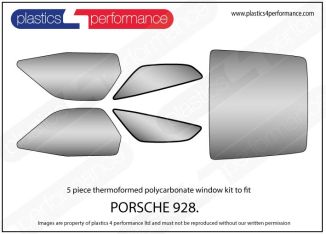 PORSCHE - 928 - Lexan Polycarbonate window kit