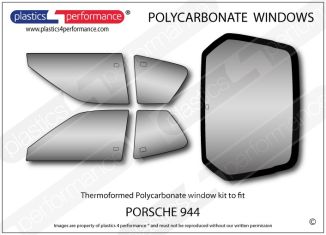 PORSCHE 944 - Lexan Polycarbonate window kit