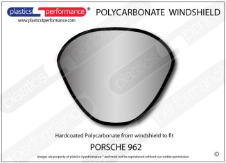 PORSCHE - 962 - Hardcaoted Lexan Polycarbonate front windshield