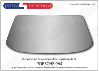 PORSCHE - 964 - Lexan Polycarbonate front windscreen