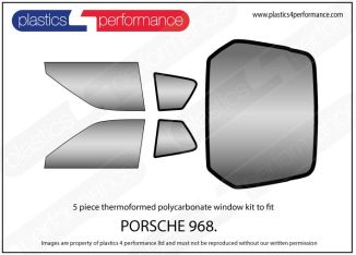 PORSCHE - 968 - Lexan Polycarbonate window kit