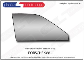 PORSCHE - 968 - Lexan Polycarbonate right front door window
