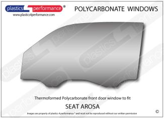 SEAT - Arosa - Lexan Polycarbonate left front door window