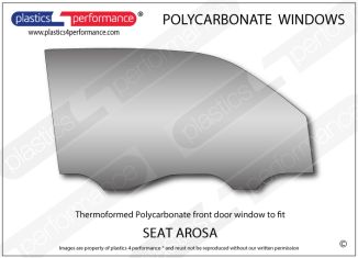 SEAT - Arosa - Lexan Polycarbonate right front door window