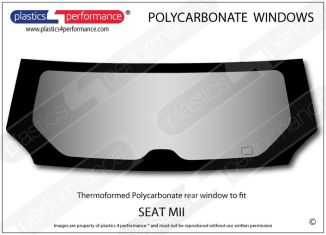 SEAT Mii 3dr - Lexan Polycarbonate rear window