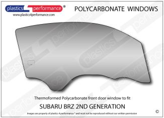 SUBARU - BRZ 2nd Generation - Lexan Polycarbonate right front door window