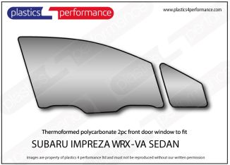 SUBARU Impreza WRX / VA Sedan - Lexan Polycarbonate right front door window