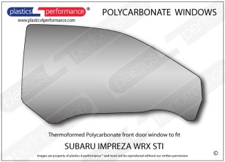 SUBARU - Impreza WRX STi - Lexan Polycarbonate right front door window