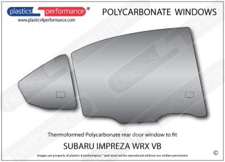 SUBARU Impreza WRX VB Sedan - Lexan Polycarbonate right rear door window