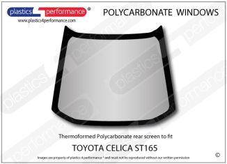 TOYOTA - Celica ST165 - Lexan Polycarbonate rear screen