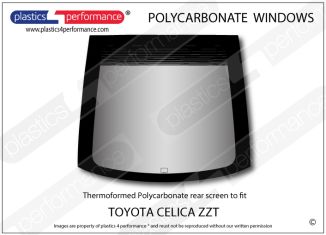 TOYOTA - Celica ZZT - Lexan Polycarbonate rear screen