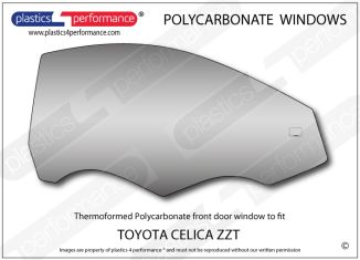TOYOTA - Celica ZZT - Lexan Polycarbonate right front door window