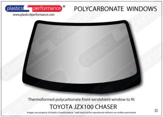 TOYOTA - Chaser - JZX100 - Hardcoated Lexan Polycarbonate front windshield