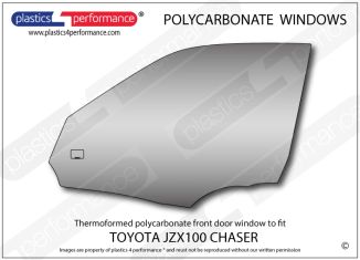 TOYOTA - Chaser JZX100 - Lexan Polycarbonate left front door window