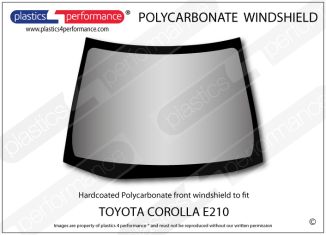 TOYOTA Corolla E210 - Hardcoated Lexan Polycarbonate front windshield