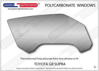 TOYOTA GR Supra A90 - Lexan Polycarbonate right front door window