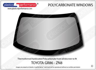 TOYOTA - GR86 (ZN8)  - Hardcoated Polycarbonate Front windscreen