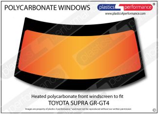 TOYOTA - Supra MK5 GR-GT4 - Heated polycarbonate Front windscreen - DYXBB134018-00-A01