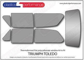 TRIUMPH - Toledo - Lexan Polycarbonate window kit