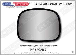 TVR - Sagaris - Lexan Polycarbonate rear screen