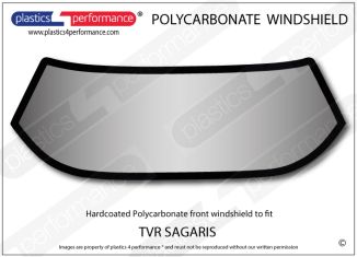 TVR - Sagaris - Hardcoated Lexan Polycarbonate front windscreen