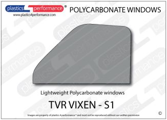 TVR - Vixen S1 - Lexan Polycarbonate left front door window