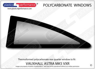 Vauxhall Astra H Sporthatch & VXR - Opel Astra H GTC - Chevrolet Astra GTC Left Hand Rear Quarter Window