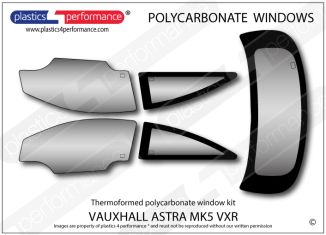 Vauxhall Astra H Sporthatch & VXR - Opel Astra H GTC - Chevrolet Astra GTC - Full Window Kit