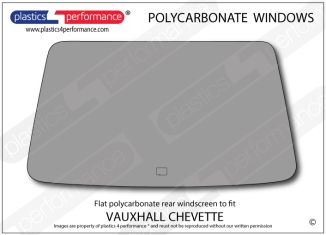VAUXHALL - Chevette - Lexan Polycarbonate rear screen