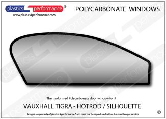 VAUXHALL/ NATIONAL - Tigra Hotrod - Lexan Polycarbonate right front door window