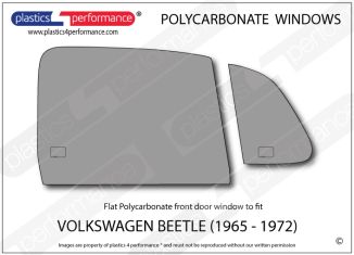 VOLKSWAGEN - Beetle (1965 - 1972) - Lexan Polycarbonate right front door window