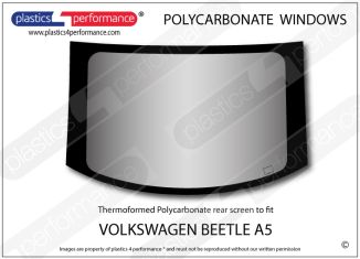 VOLKSWAGEN - Beetle A5 - Lexan Polycarbonate rear screen