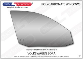 VOLKSWAGEN - Bora/ Jetta Mk4 - Lexan Polycarbonate right front door window