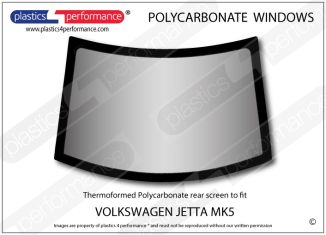 VOLKSWAGEN Jetta Mk5 - Lexan Polycarbonate rear screen
