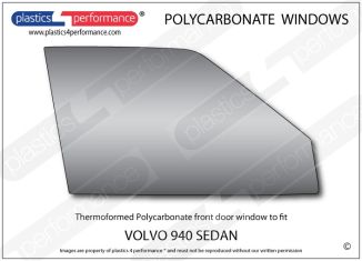 VOLVO 940 Sedan - Lexan Polycarbonate right front door window