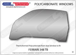 FERRARI - 348 - Lexan Polycarbonate left front door window
