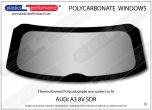 AUDI A3 / S3 / RS3 8V 5dr - Lexan Polycarbonate rear screen