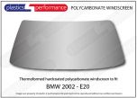 BMW 2002 E20 - Fully moulded & Hardcoated lightweight Lexan - Makrolon Polycarbonate Front WIndshield