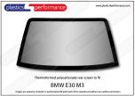 BMW - E30 M3 - Lexan Polycarbonate rear screen