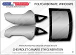 CHEVROLET Camaro 5th Generation - Lexan Polycarbonate window kit