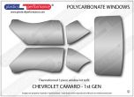 CHEVROLET - Camaro 1st Generation - Lexan Polycarbonate window kit
